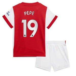 Arsenal Nicolas Pepe 19 Dětské Domácí Dres Komplet 2021 2022 – Krátký Rukáv